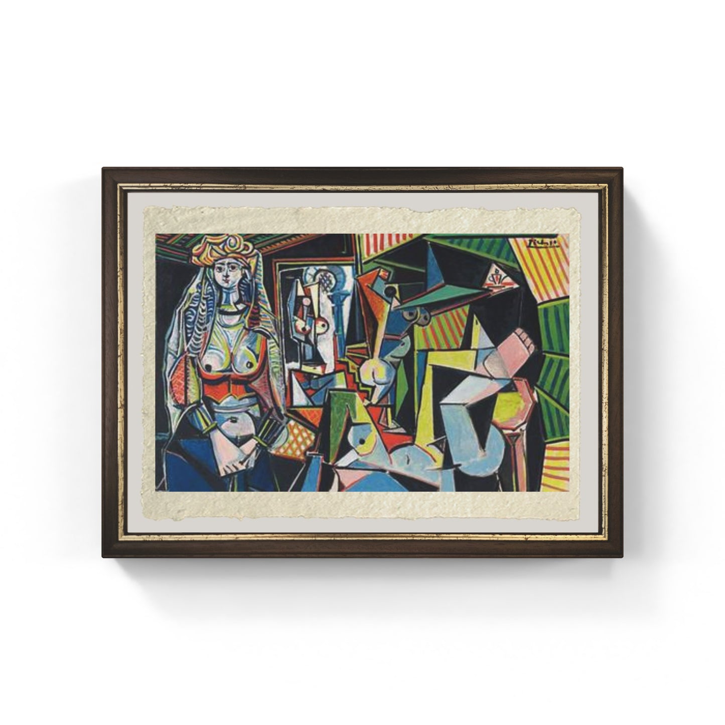Donne di Algeri di Pablo Picasso su pregiata carta Amalfi