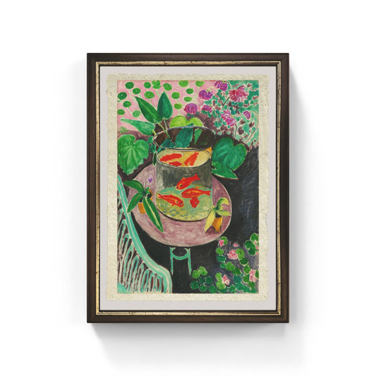 I pesci rossi di Henri Matisse su pregiata carta Amalfi