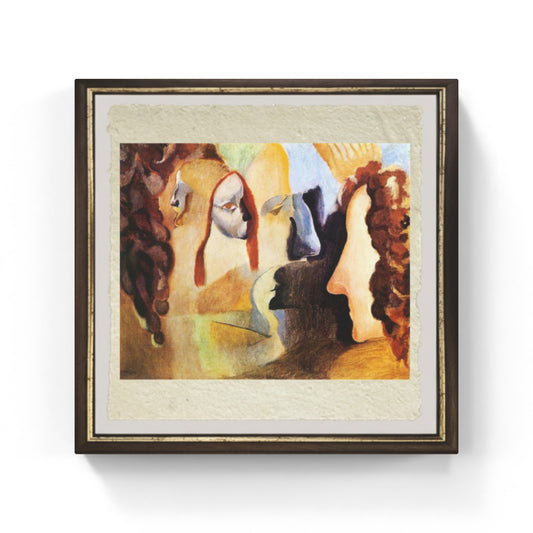 Yvonne and Magdeleine torn in tatters di Marcel Duchamp su pregiata carta Amalfi