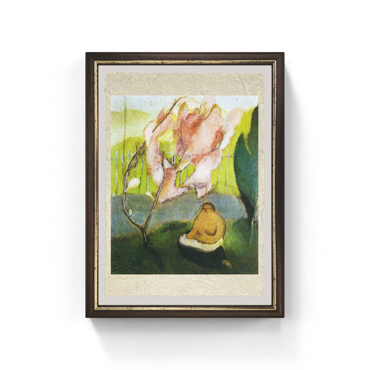 Corrente d'aria sul melo del Giappone di Marcel Duchamp su pregiata carta Amalfi