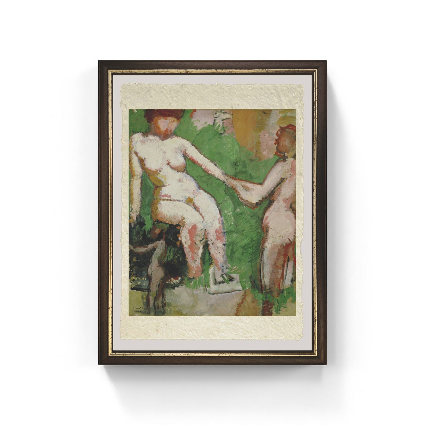 Due nudi di Marcel Duchamp su pregiata carta Amalfi