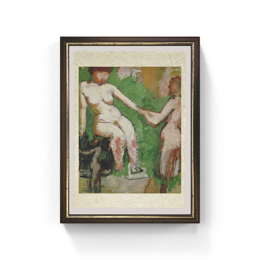 Due nudi di Marcel Duchamp su pregiata carta Amalfi