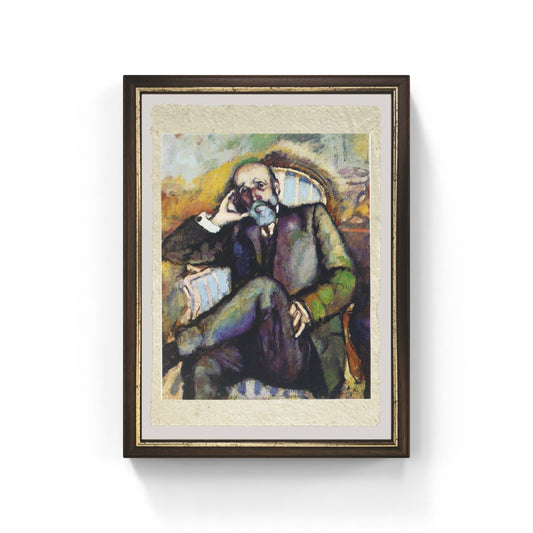 Ritratto del padre di Marcel Duchamp su pregiata carta Amalfi