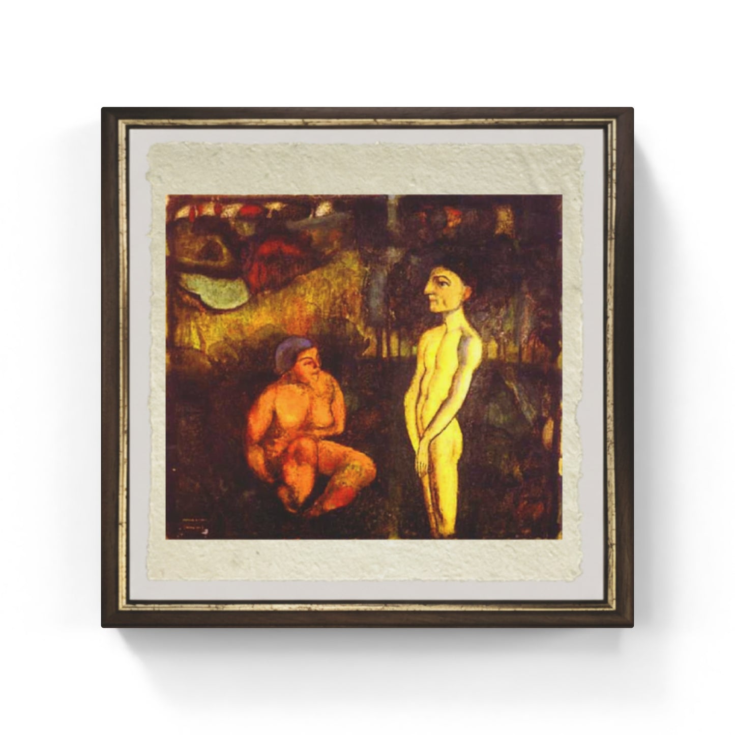 Paradiso, Adamo ed Eva di Marcel Duchamp su pregiata carta Amalfi