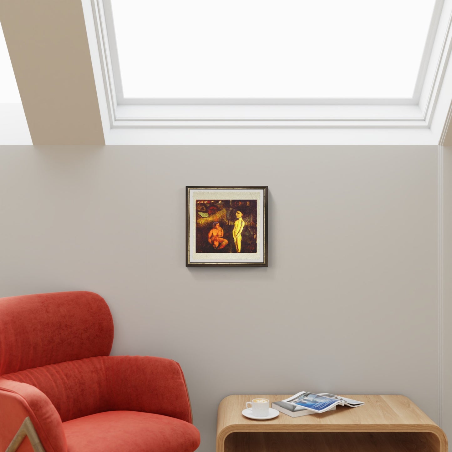 Paradiso, Adamo ed Eva di Marcel Duchamp su pregiata carta Amalfi