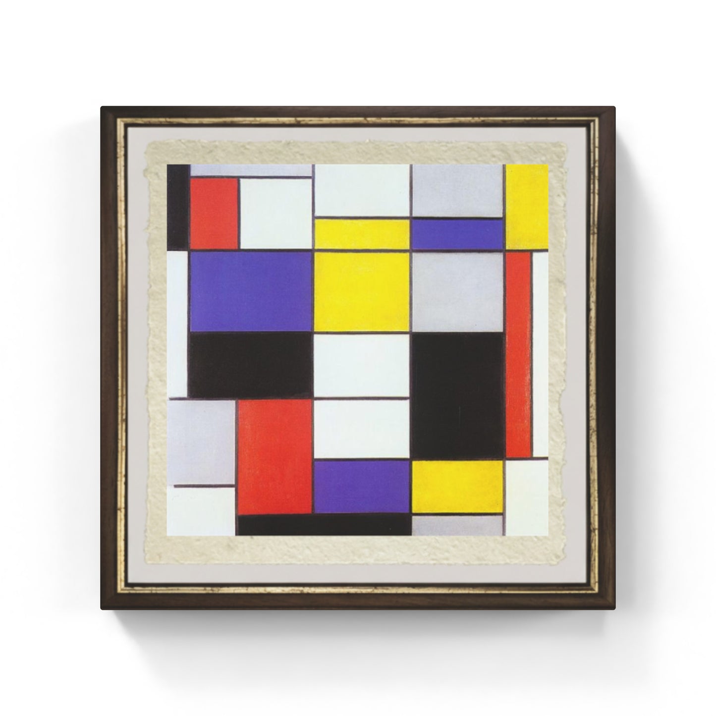 Composition A, 1923, di Piet Mondrian su pregiata carta Amalfi