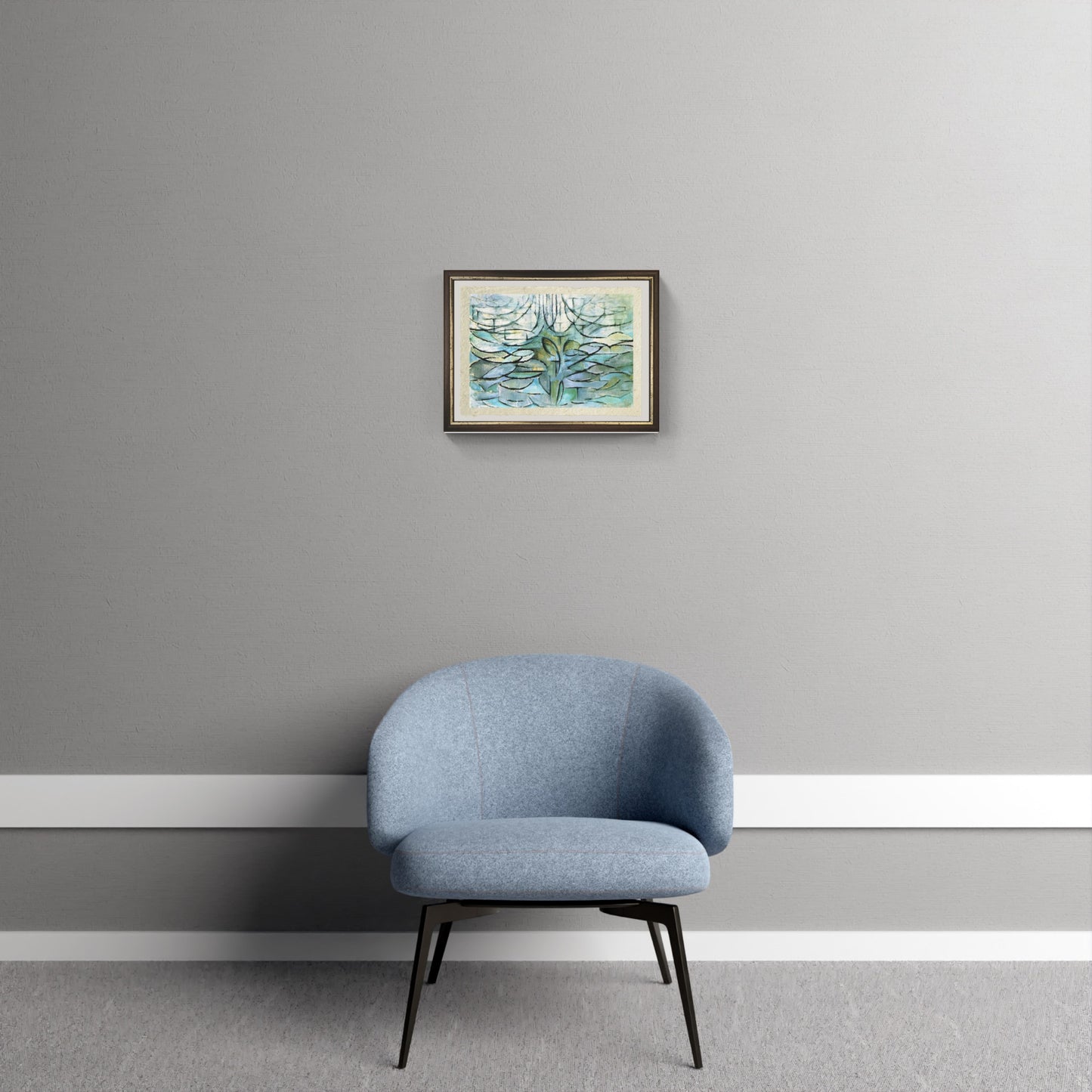 Apple Tree in bloom di Piet Mondrian su pregiata carta Amalfi