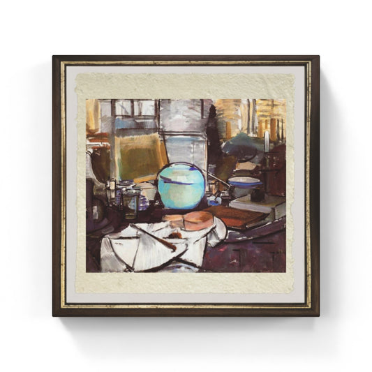 Still life with ginger di Piet Mondrian su pregiata carta Amalfi