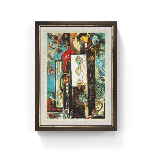 Maschio e femmina di Jackson Pollock su pregiata carta Amalfi