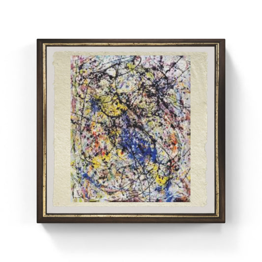 Riflesso dell'orsa maggiore di Jackson Pollock su pregiata carta Amalfi