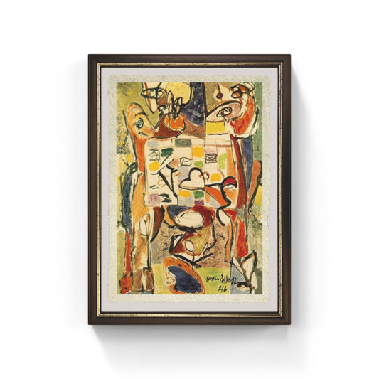 The tea cup di Jackson Pollock su pregiata carta Amalfi