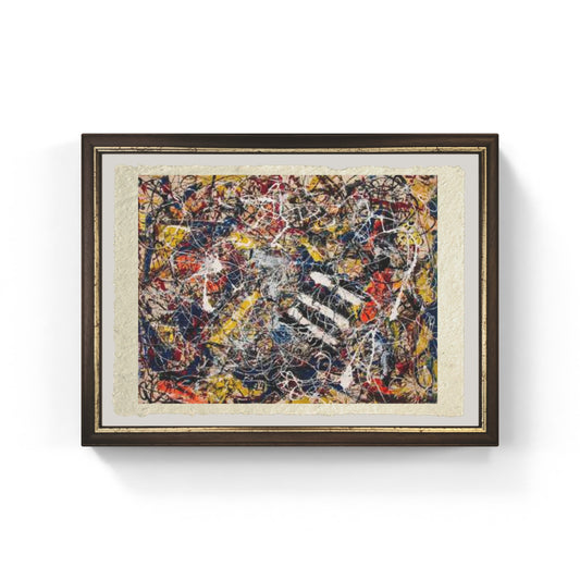 Numero 17A di Jackson Pollock su pregiata carta Amalfi