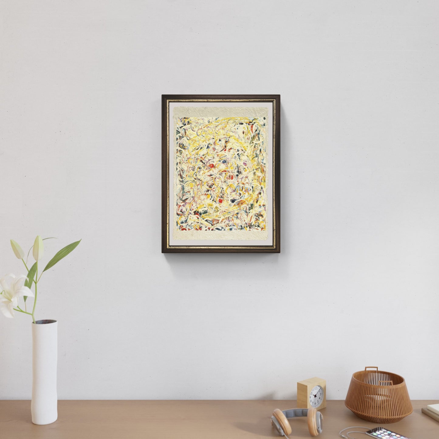 Sostanza Luminosa di Jackson Pollock su pregiata carta Amalfi