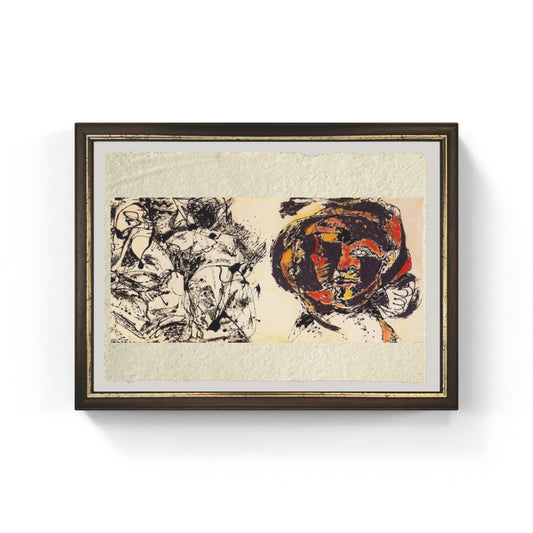 Portrait and a dream di Jackson Pollock su pregiata carta Amalfi