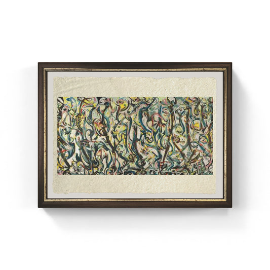 Mural di Jackson Pollock su pregiata carta Amalfi