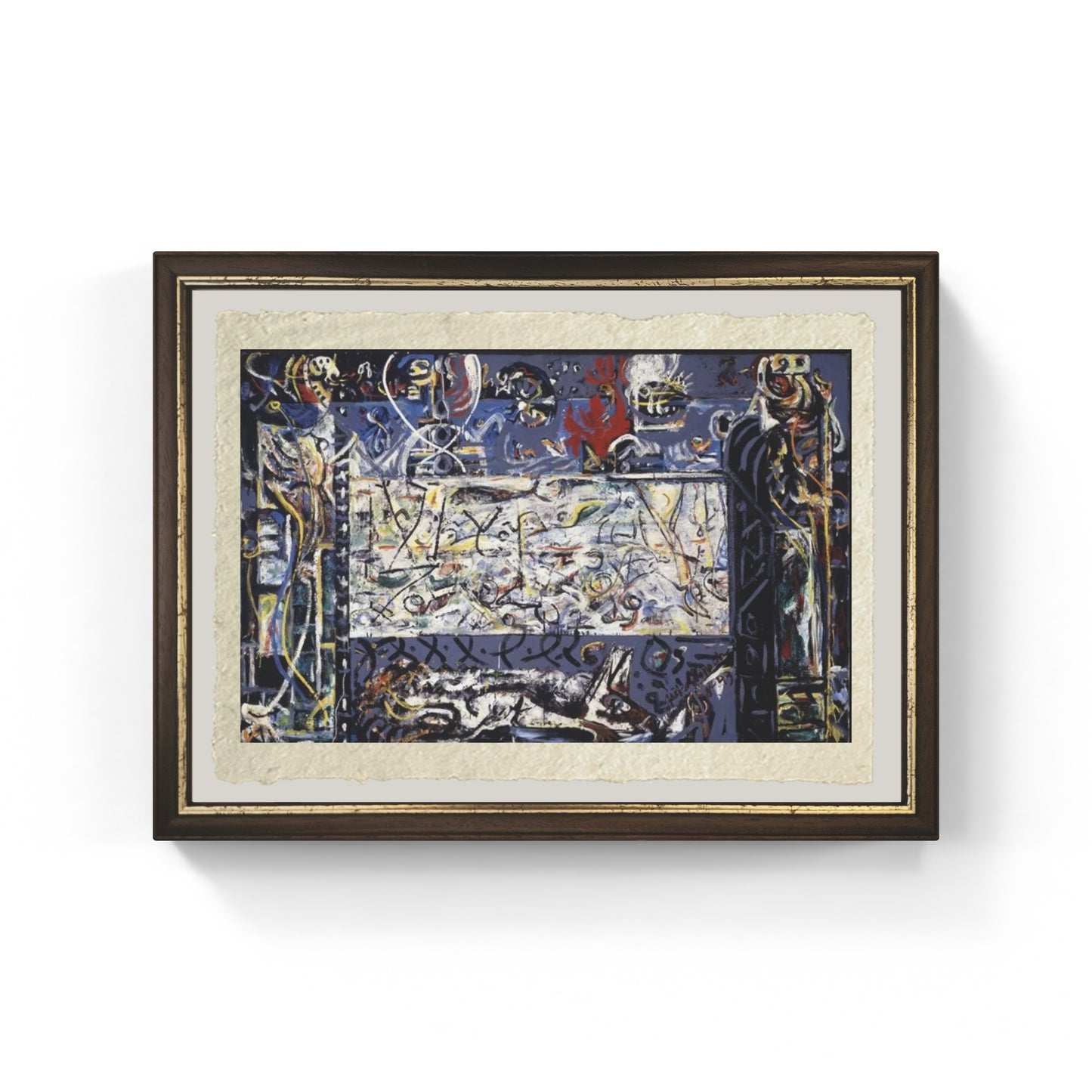 Guardiani del segreto di Jackson Pollock su pregiata carta Amalfi