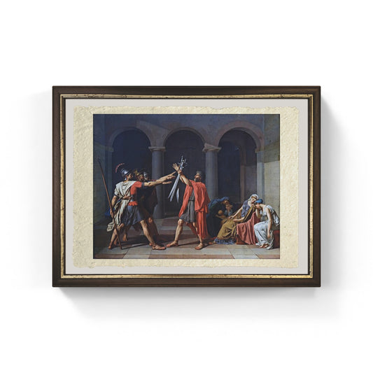 Il giuramento degli Orazi di Jacque-Louis David (1784)
