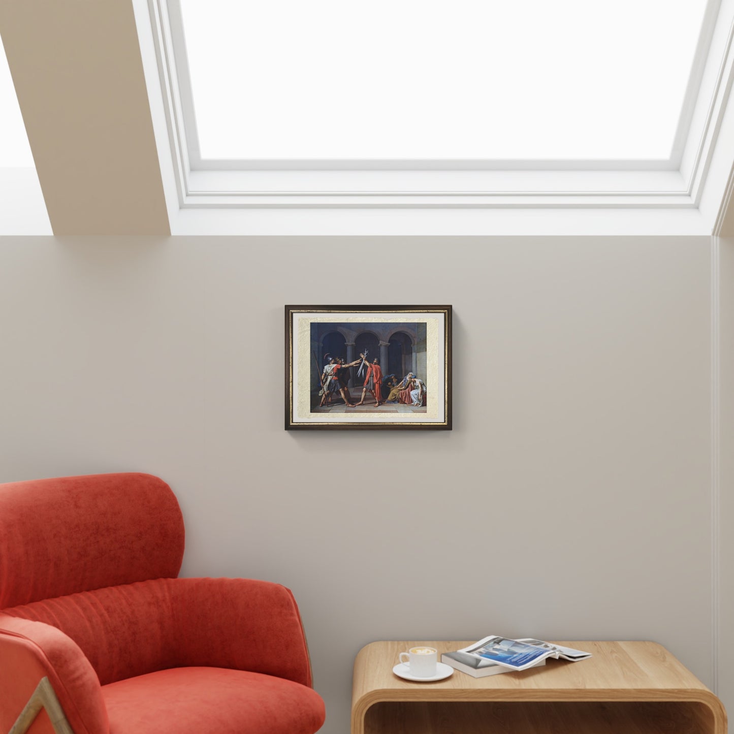 Il giuramento degli Orazi di Jacque-Louis David (1784)