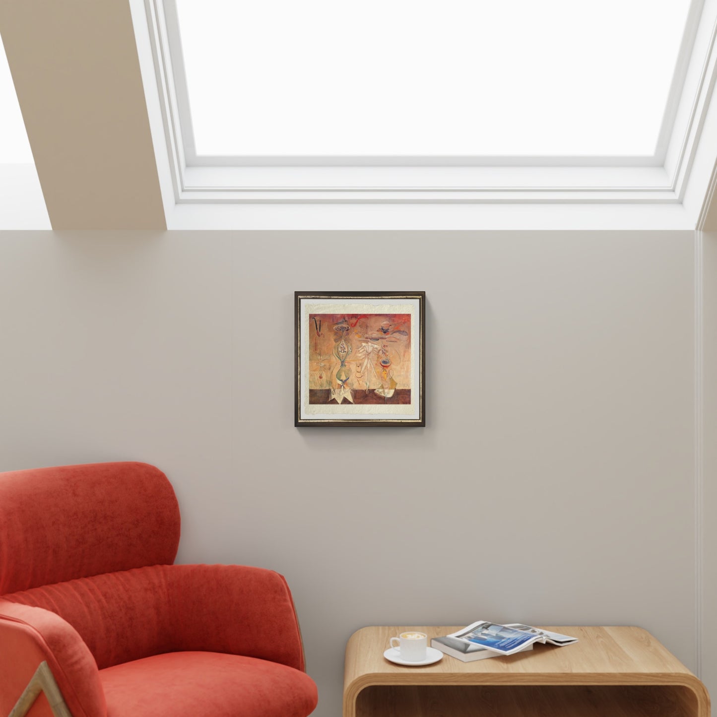 Lento vortice sul mare di Mark Rothko su pregiata carta Amalfi