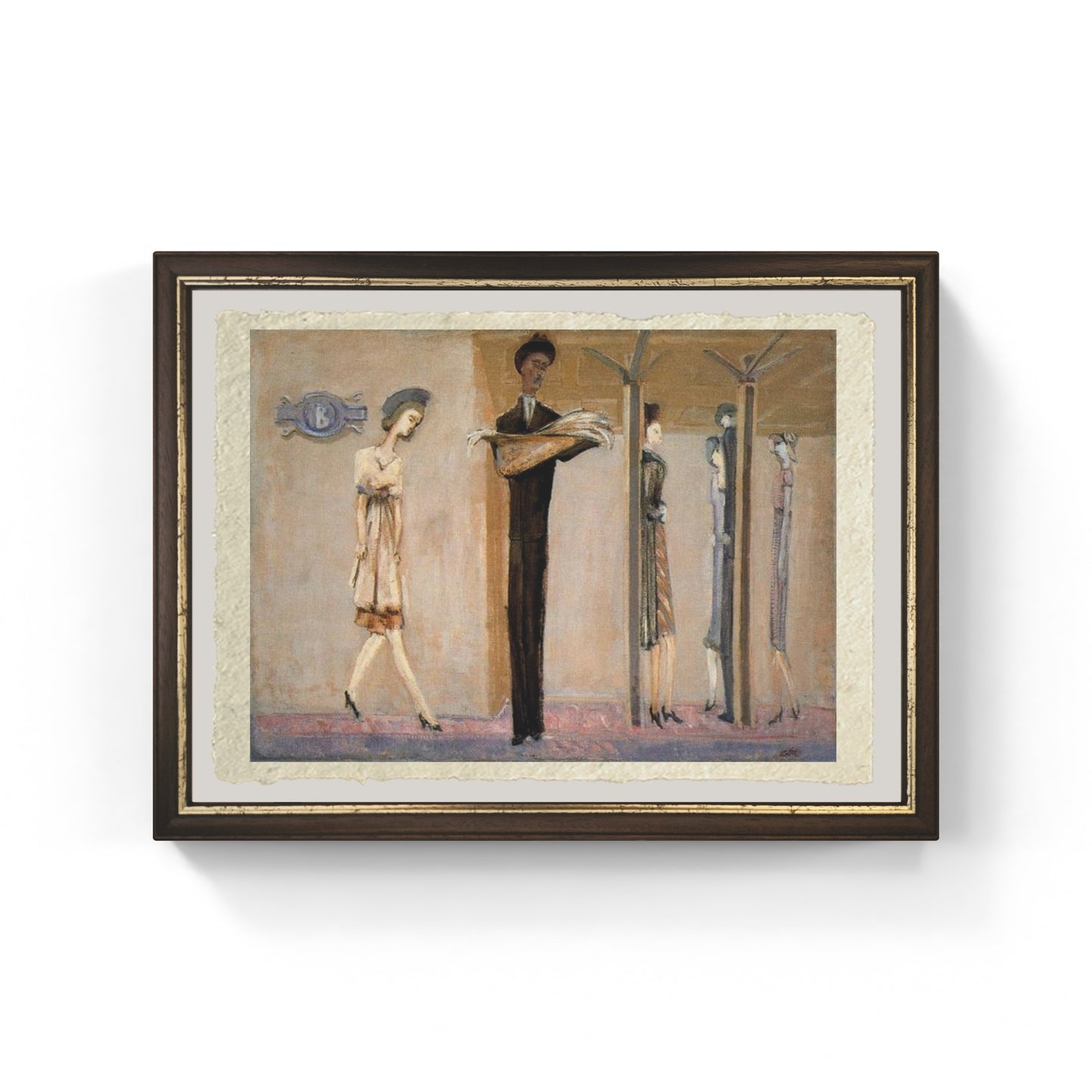 Underground fantasy di Mark Rothko su pregiata carta Amalfi