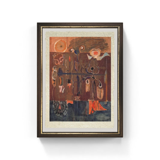 Fantasy (1945) di Mark Rothko su pregiata carta Amalfi