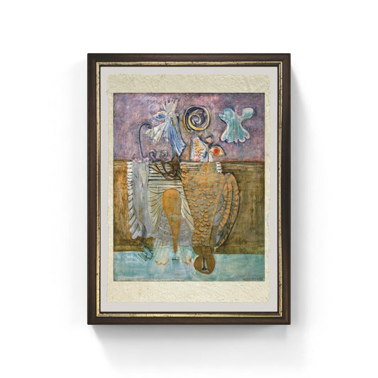 Hierarchical birds di Mark Rothko su pregiata carta Amalfi