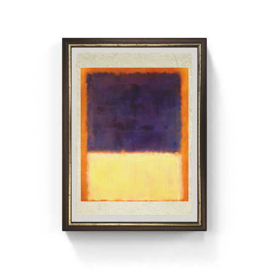 Red, Orange, Tan and Purple di Mark Rothko su pregiata carta Amalfi