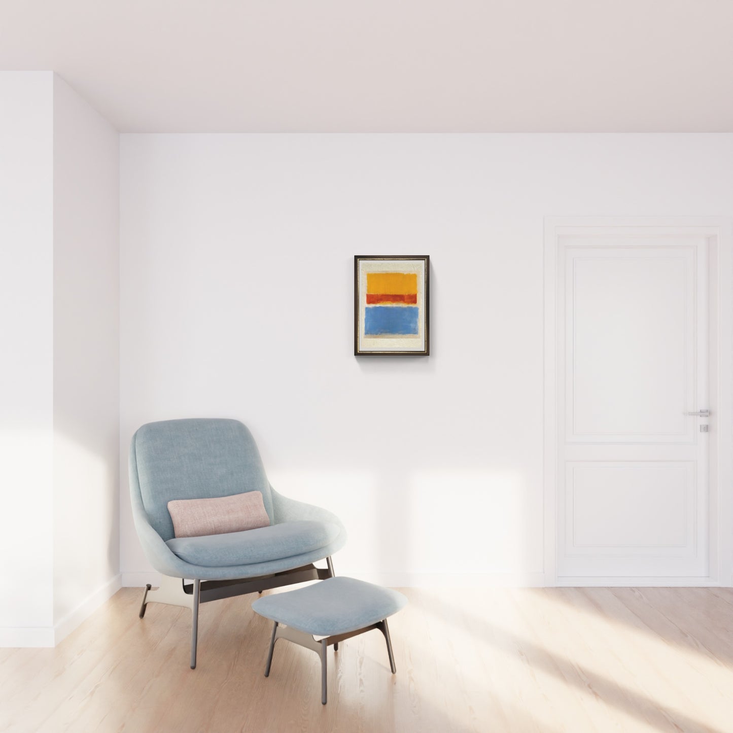 Senza titolo (giallo, rosso e blu) di Mark Rothko su pregiata carta Amalfi