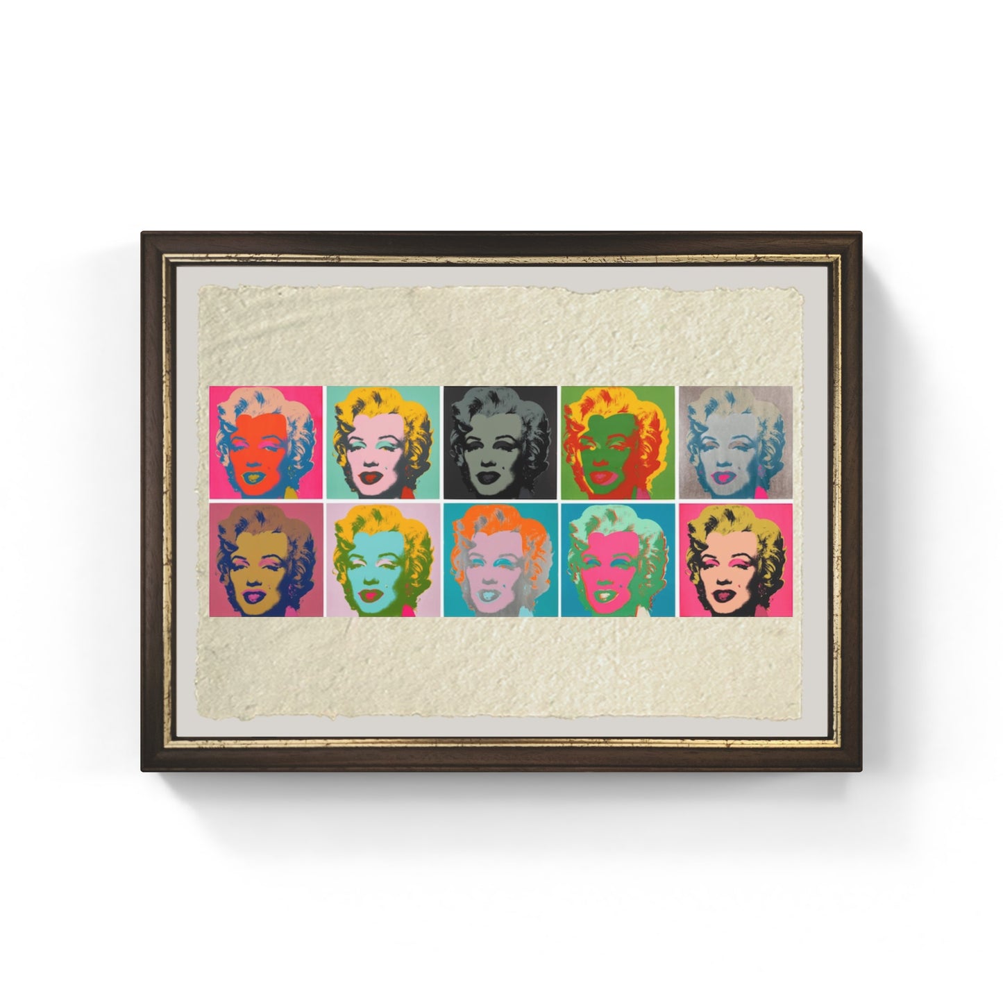 Marylin Monroe portfolio di Andy Warhol su pregiata carta Amalfi
