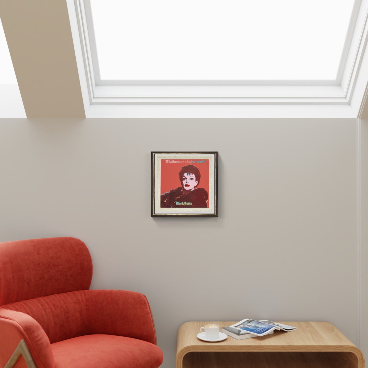 Blackglama (Judy Garland) di Andy Warhol su pregiata carta Amalfi