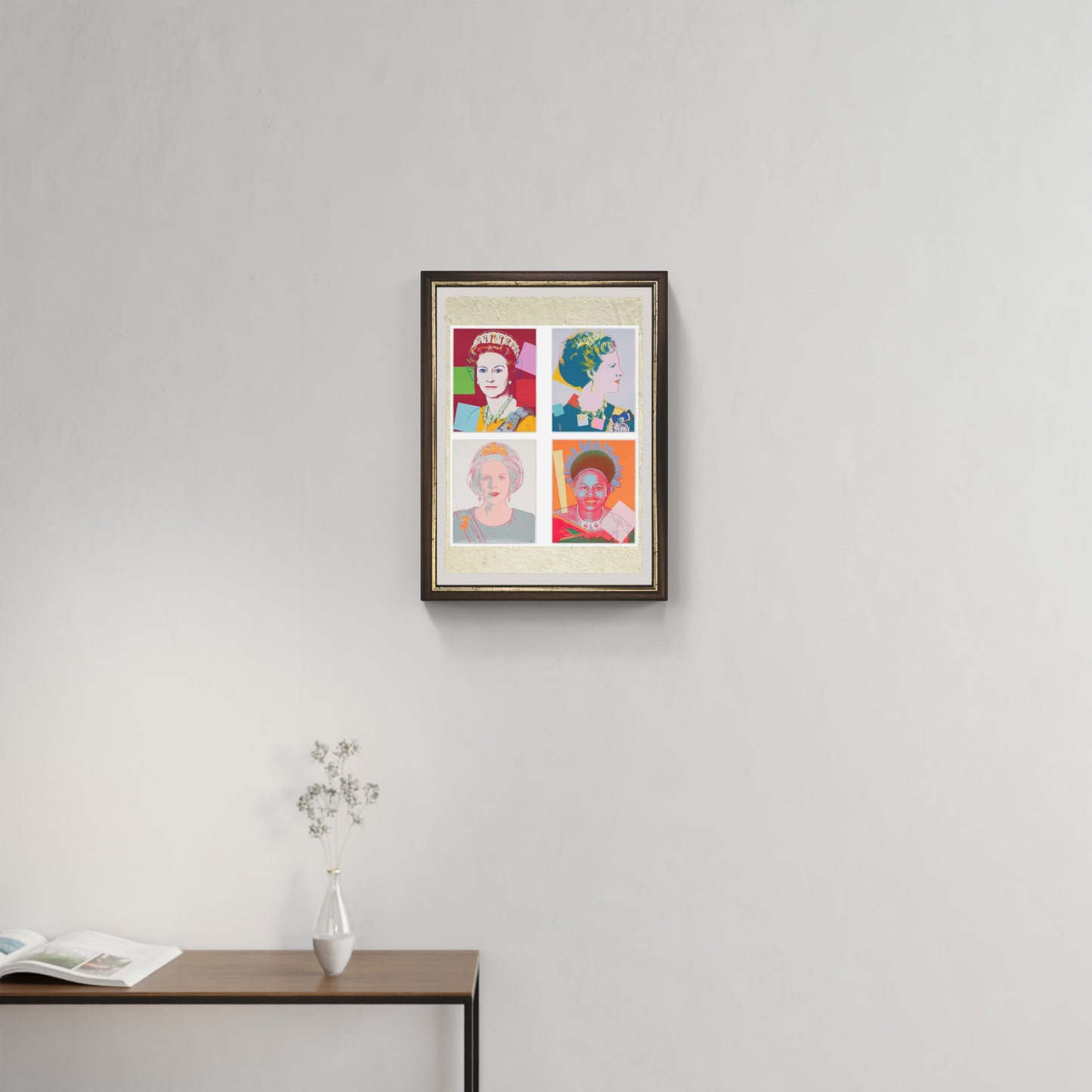 Reigning Queens di Andy Warhol su pregiata carta Amalfi