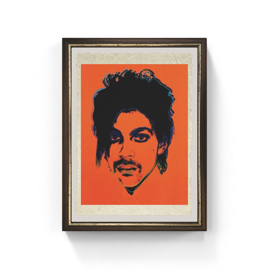 Orange Prince 1984 di Andy Warhol su pregiata carta Amalfi