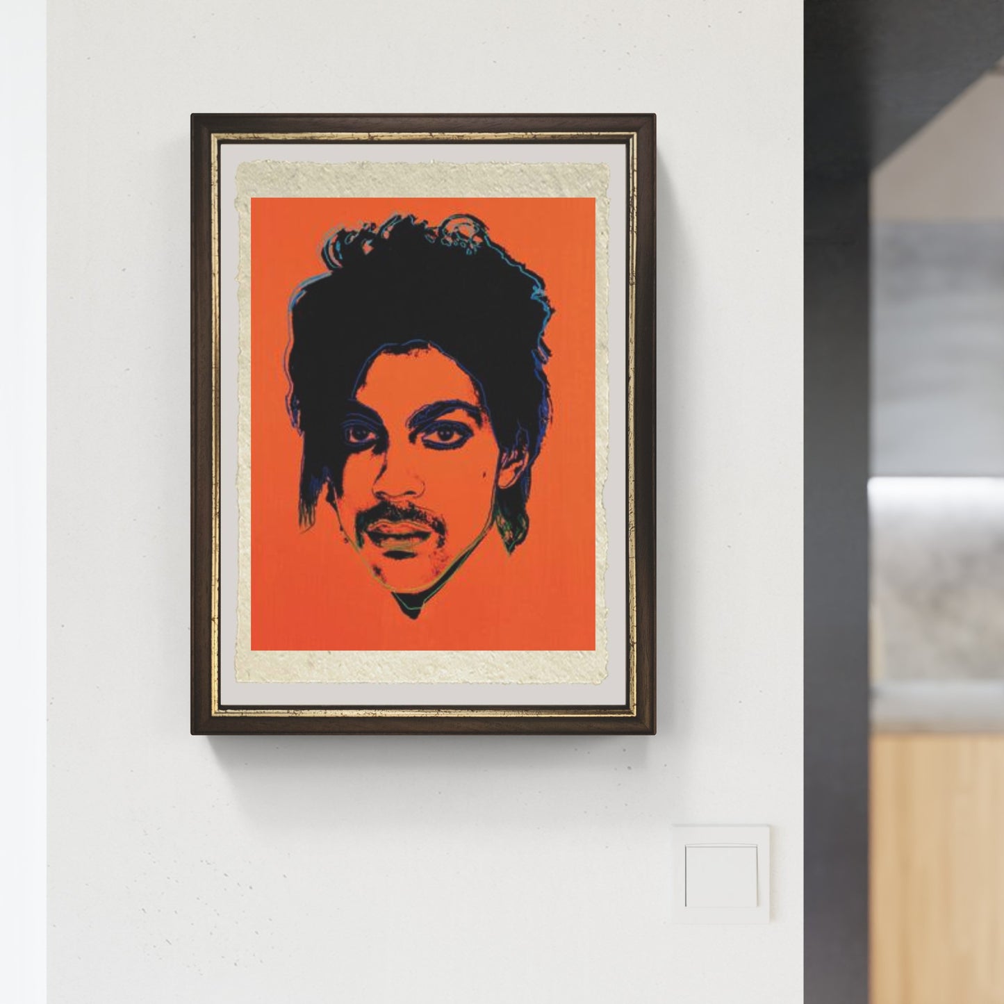 Orange Prince 1984 di Andy Warhol su pregiata carta Amalfi