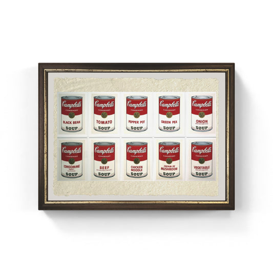 Campbell's Soup I di Andy Warhol su pregiata carta Amalfi