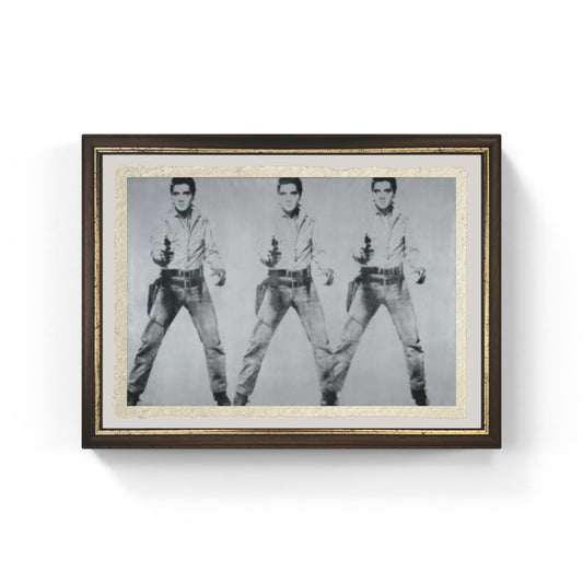 Triple Elvis di Andy Warhol su pregiata carta Amalfi