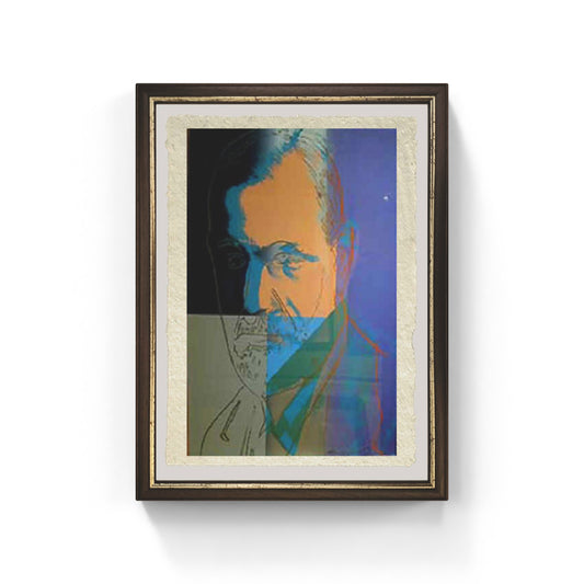 Sigmund Freud di Andy Warhol su pregiata carta Amalfi