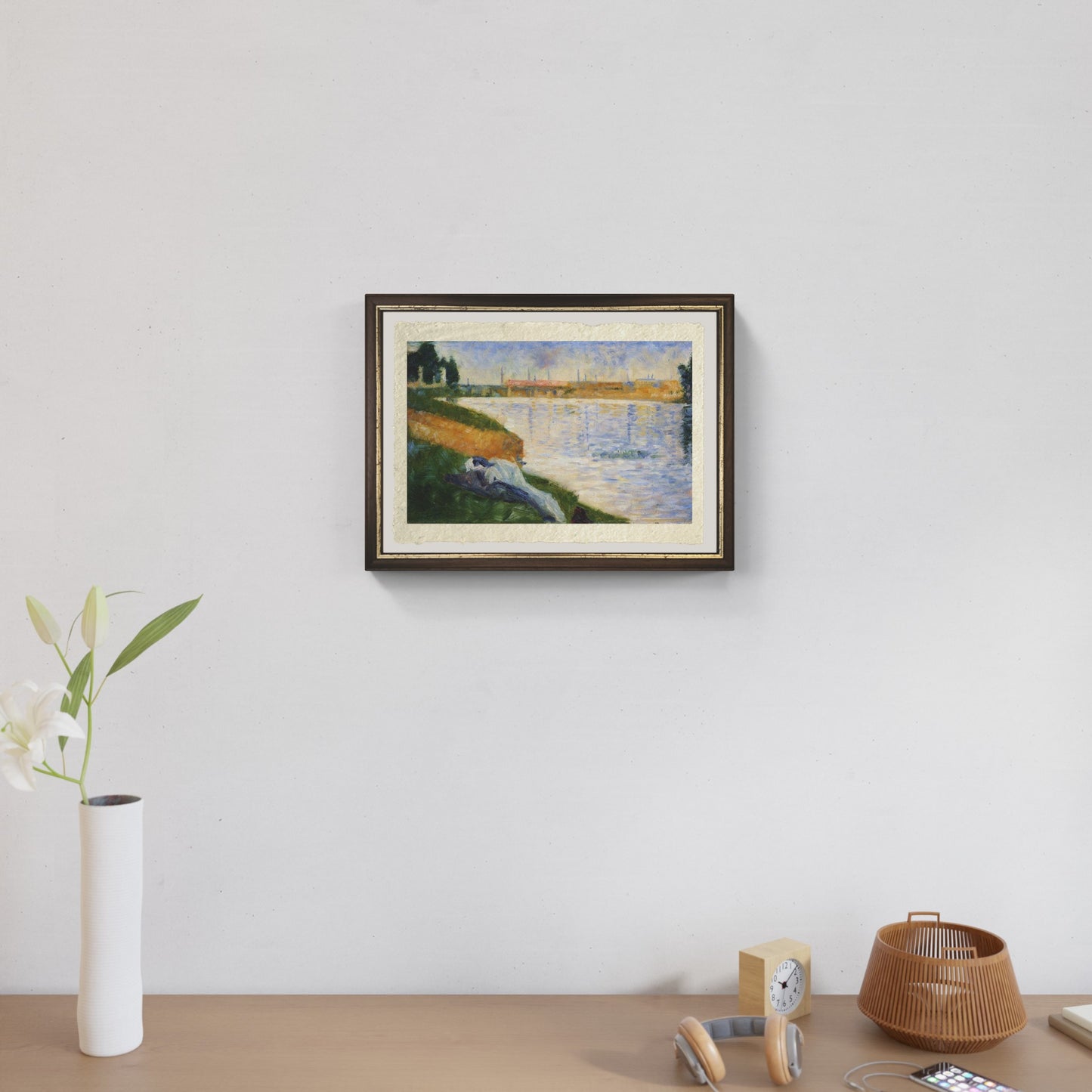 Clothes on Grass di Georges Seurat su pregiata carta Amalfi