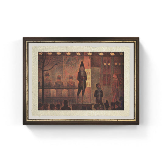 Circus Sideshow di Georges Seurat su pregiata carta Amalfi