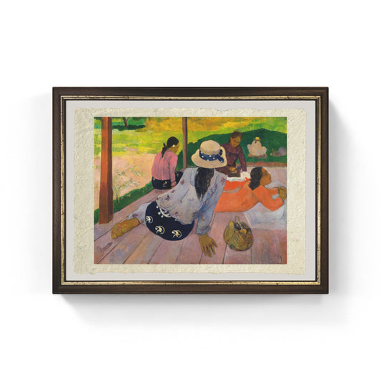 Siesta di Paul Gaugin su pregiata carta Amalfi