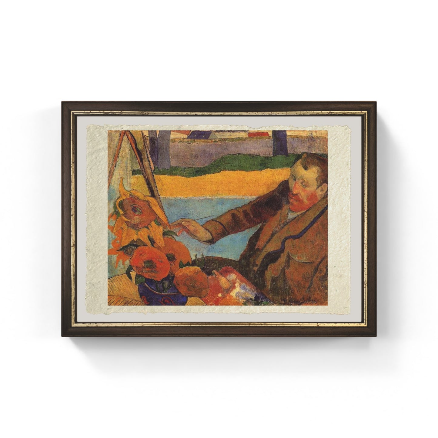 Van Gogh dipinge i girasoli di Paul Gaugin su pregiata carta Amalfi
