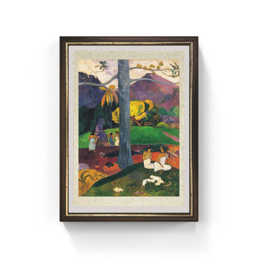 Mata Mua di Paul Gaugin su pregiata carta Amalfi