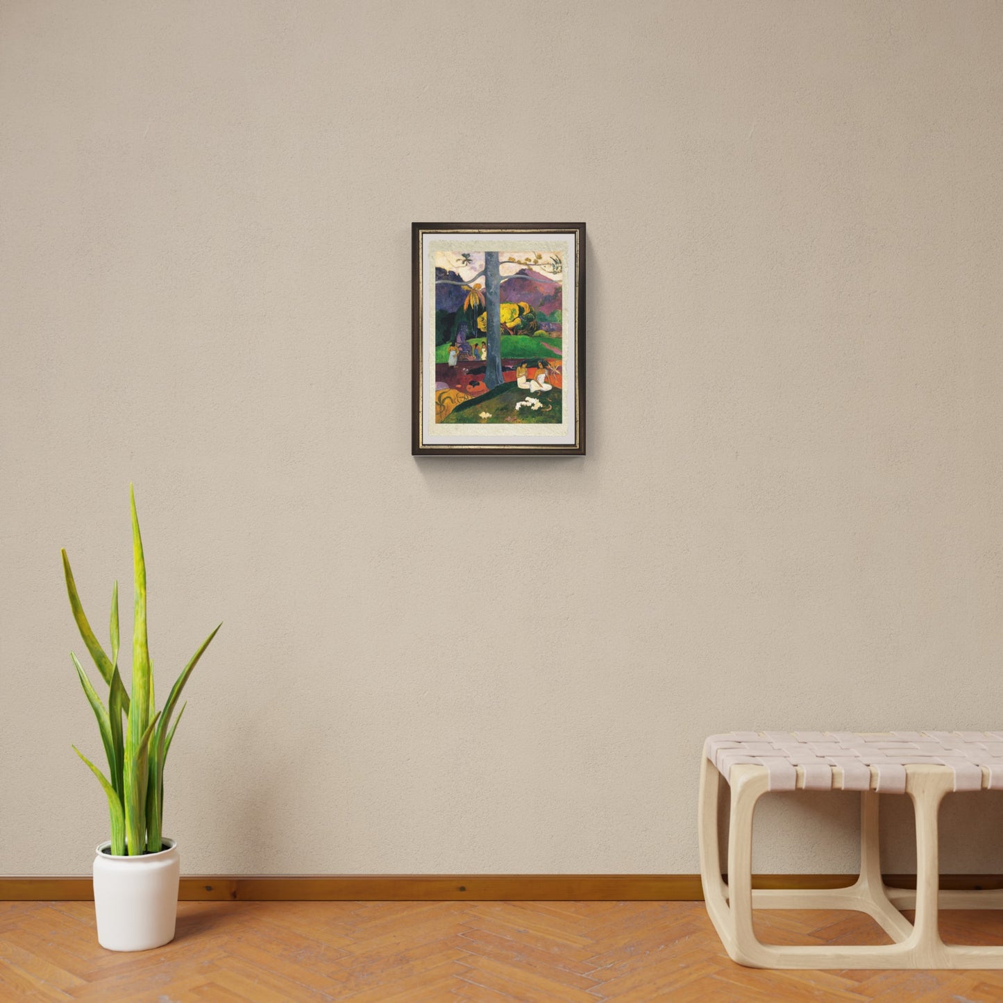 Mata Mua di Paul Gaugin su pregiata carta Amalfi