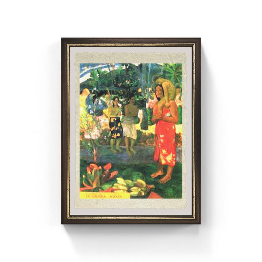 Hail Mary di Paul Gaugin su pregiata carta Amalfi