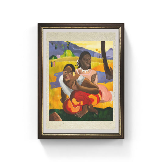 Quando ti sposi? (Nafea faa ipoipo) di Paul Gaugin su pregiata carta Amalfi