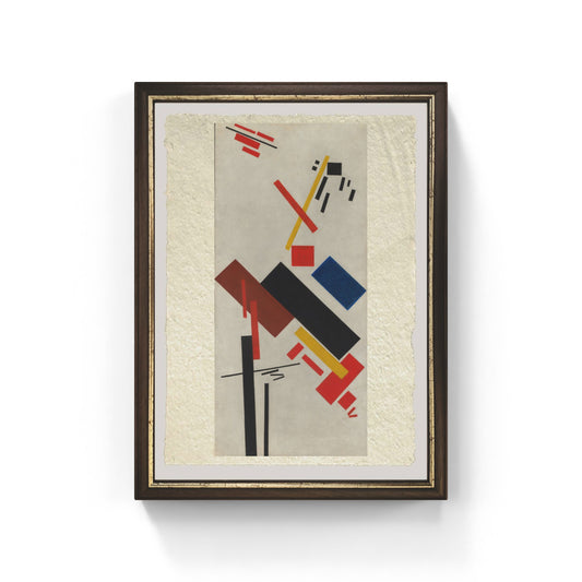 Casa in costruzione di Kazmir Malevich su pregiata carta Amalfi