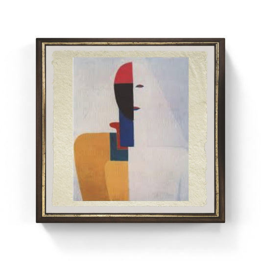 Busto di donna di Kazmir Malevich su pregiata carta Amalfi