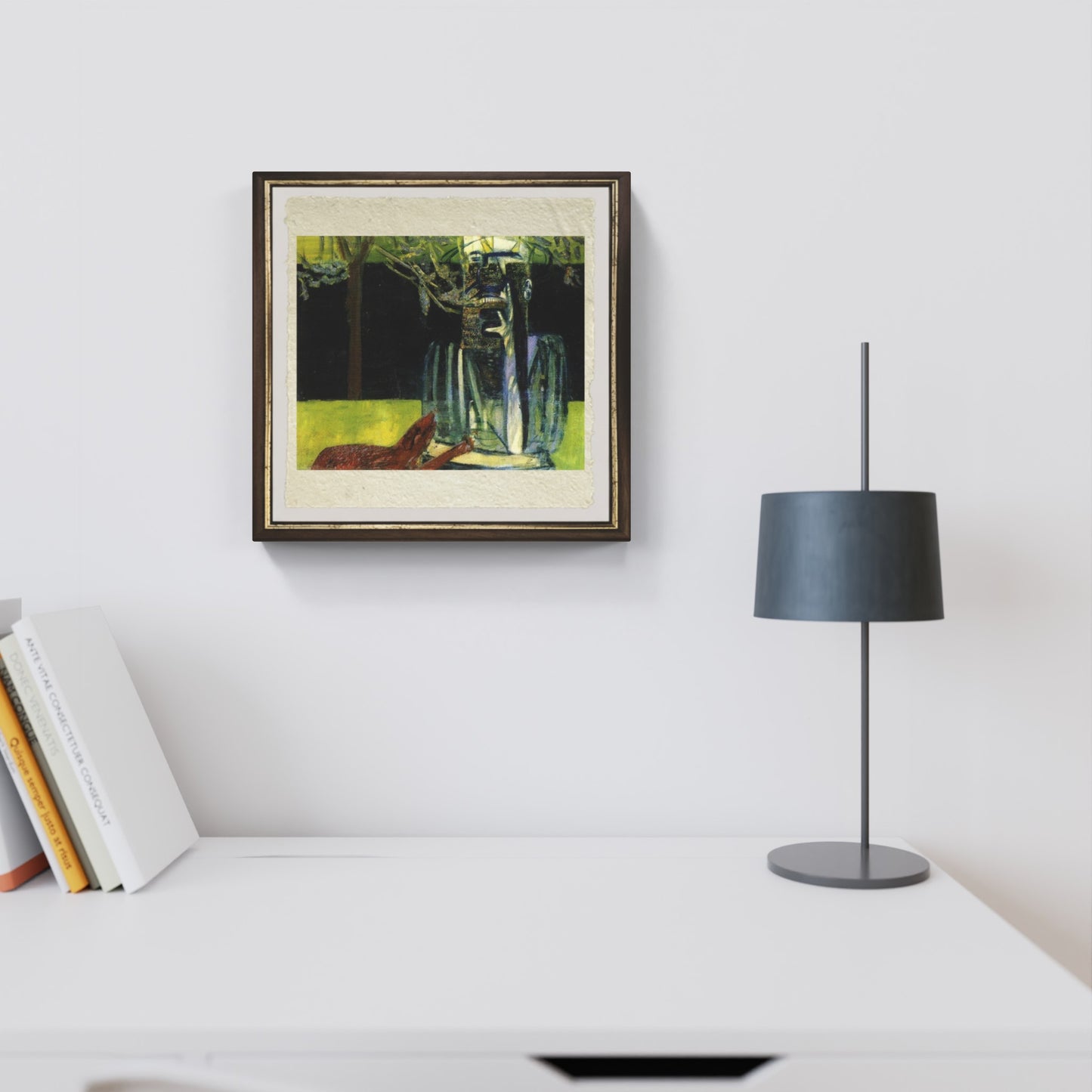 Figures in a garden di Francis Bacon su pregiata carta Amalfi