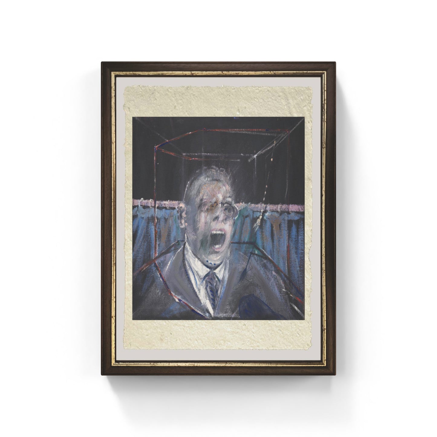 Study for a portrait di Francis Bacon su pregiata carta Amalfi