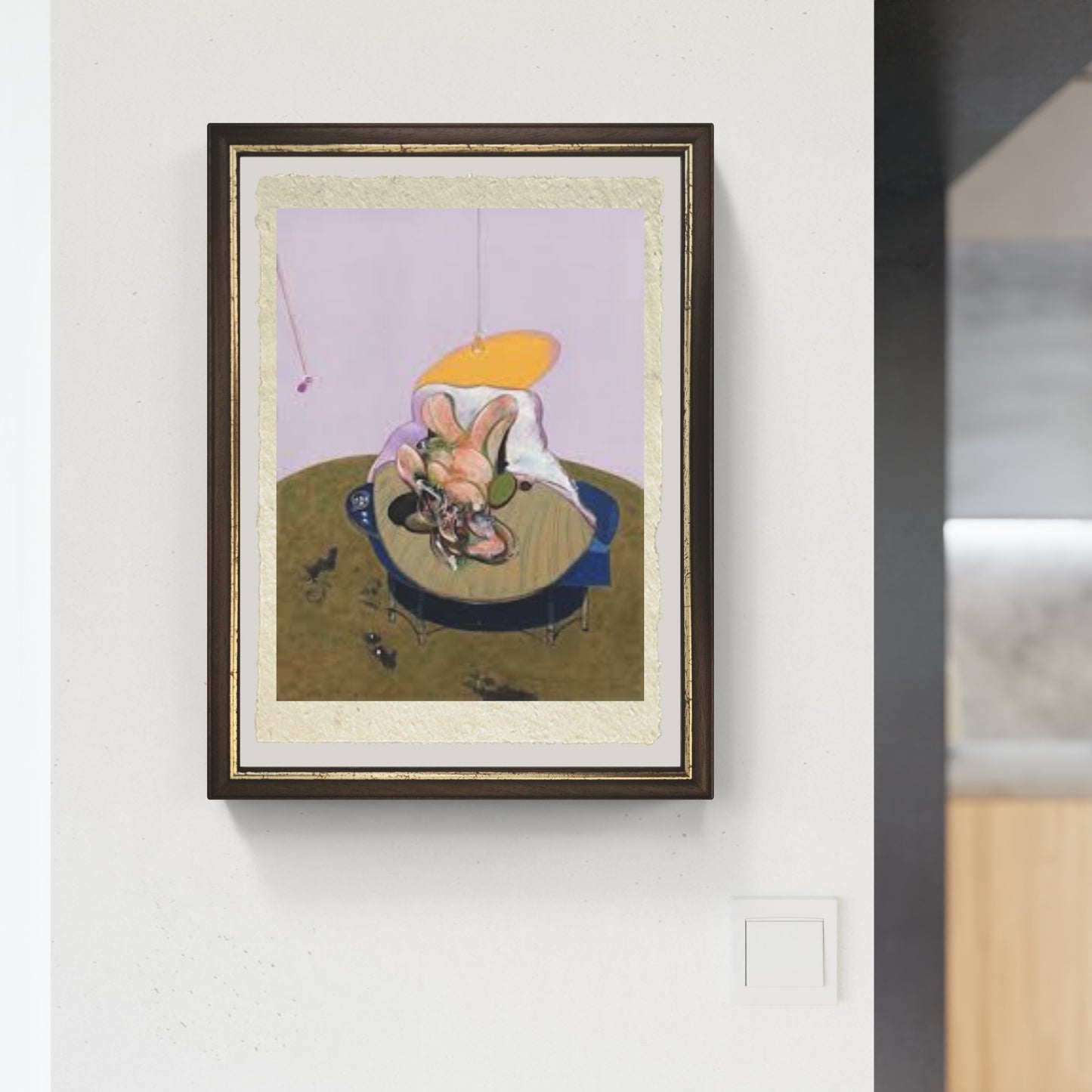 Lying figure di Francis Bacon su pregiata carta Amalfi