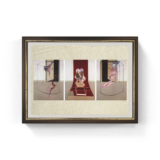 Triptych Inspired by the Oresteia of Aeschylus di Francis Bacon su pregiata carta Amalfi